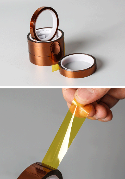 Best Selling|Gold Finger High-Temp Tape|Industrial Tough|Black|Electrical Insulation|Aerospace Wiring|50mm Wide|OEM Customization|https://www.lvmeikapton.com/
